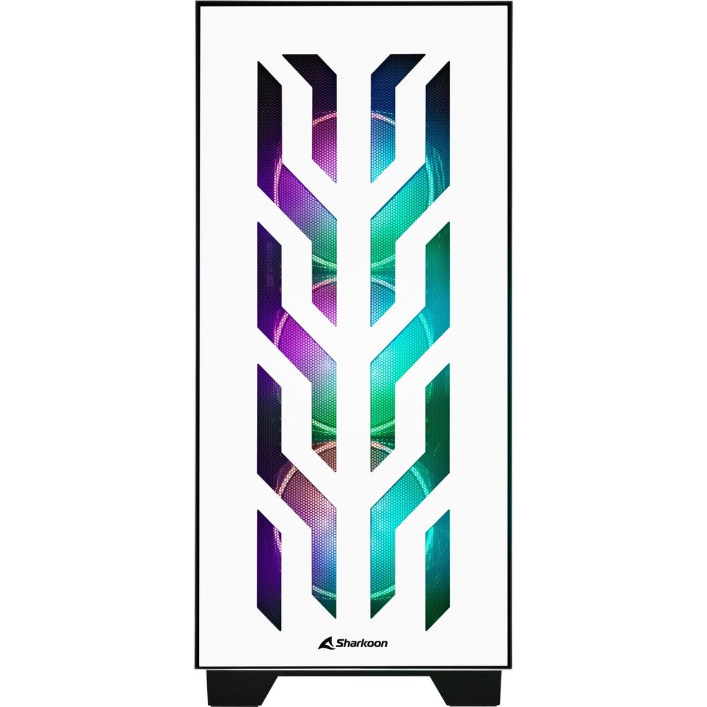 Sharkoon Gehäuse Elite Shark CA300T ATX/E-ATX 2xGlas weiß