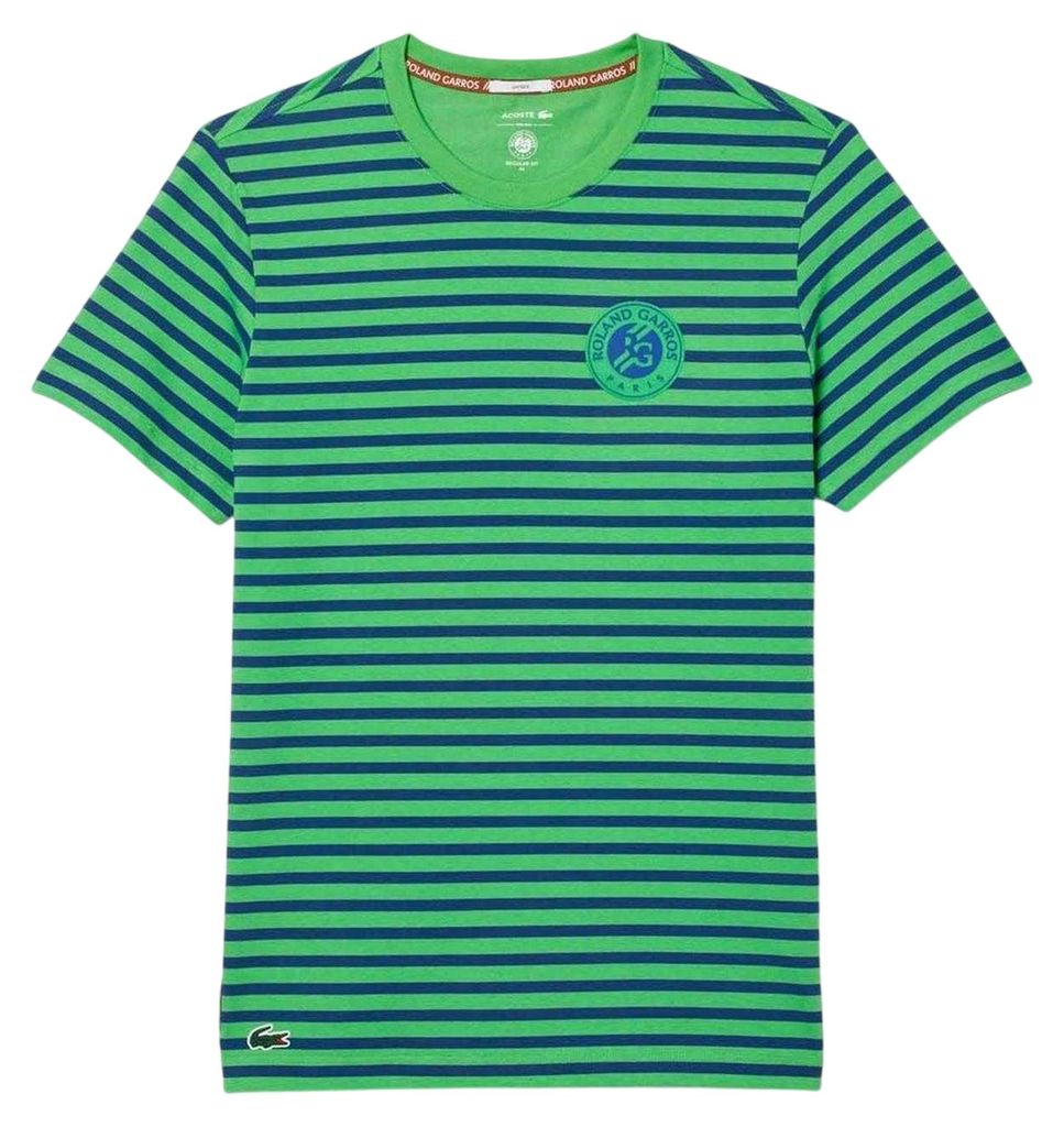 Lacoste - "Roland Garros Edition" T-Shirt für Herren/Damen Uni GT22065 (XS) (Blau)