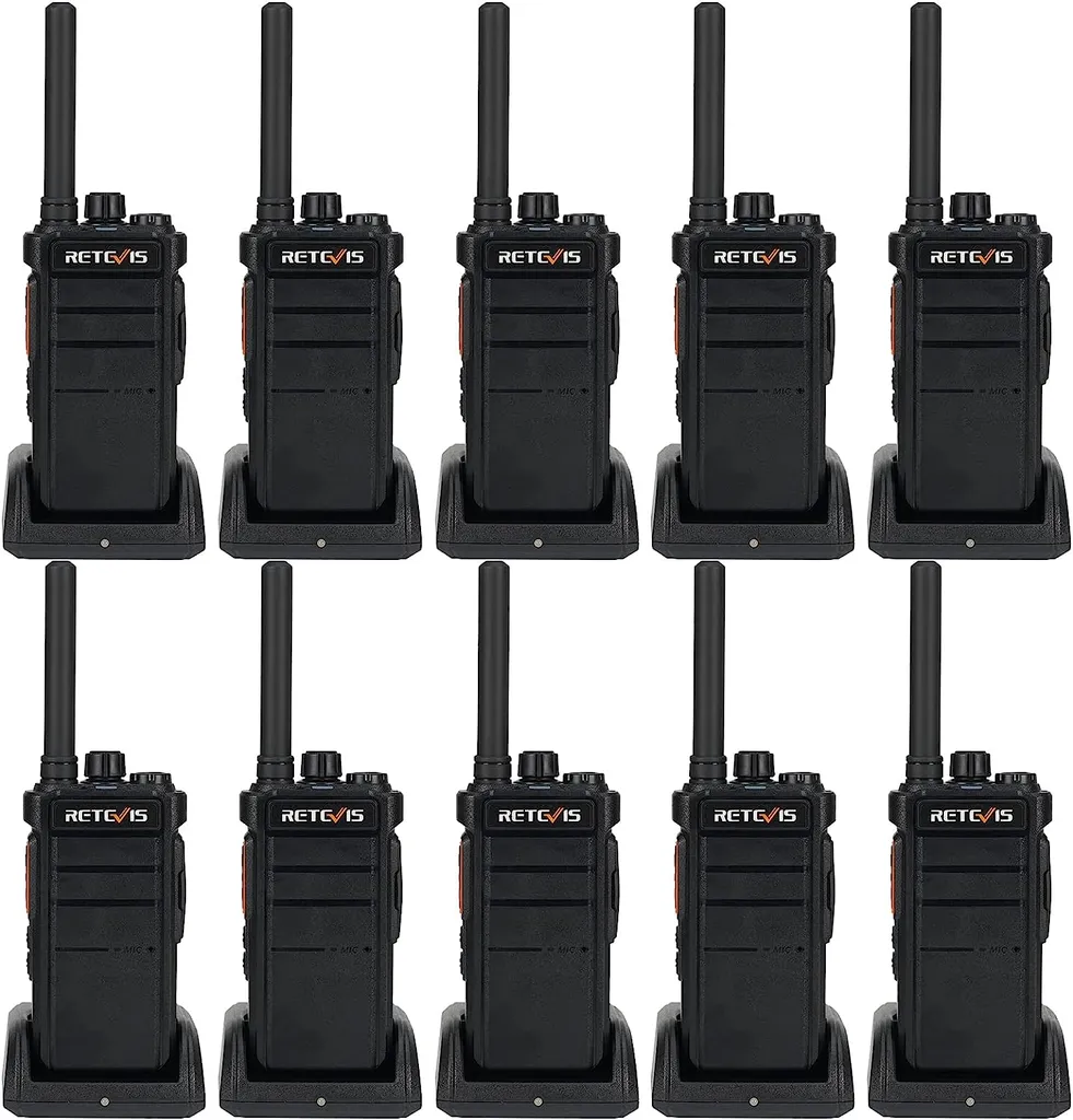 Retevis RB626 Talkie-walkie Rechargeable 2000mAh Longue Portée (Lot de 10)
