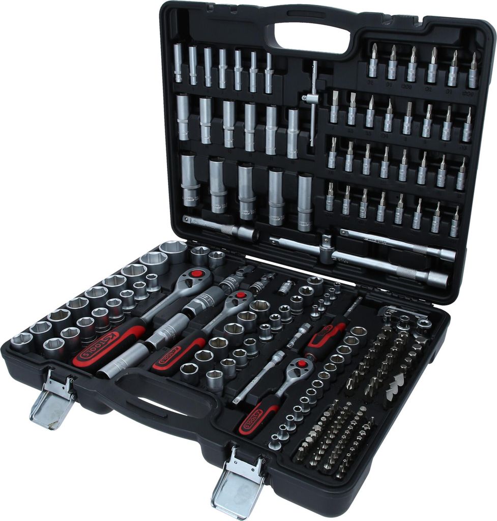 KS Tools 1/4 +3/8 +1/2 Steckschlüssel 195tlg 917.0795 Produktbild 