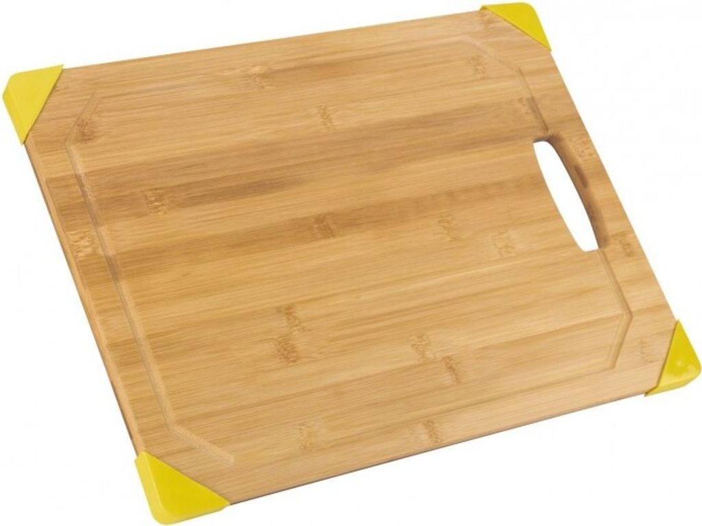 ARTECSIS Bambus Schneidebrett groß 2er Set , mit Saftrille & Griff , Bambusbrett , rutschfest , 30 cm x 40 cm x 1,5 cm