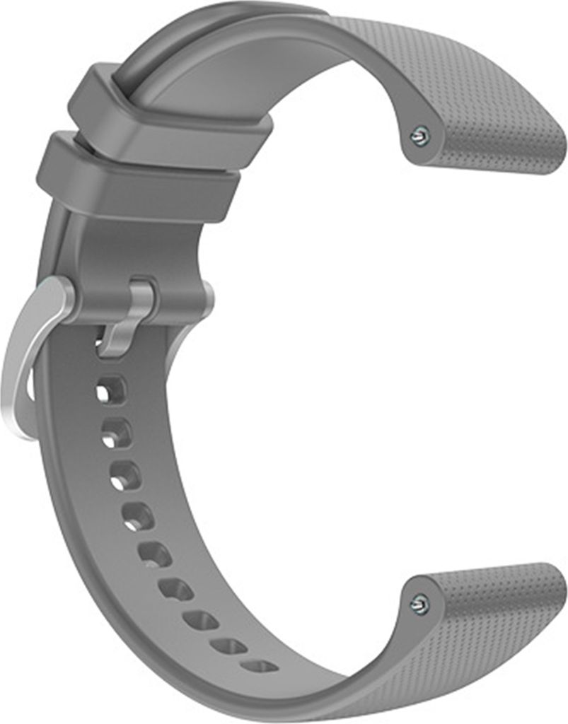 Watch Band 20mm/22 mm Plaid Weiches Silikon -Uhrband -Armbandersatz für Garmin Venu SQ/Vivoactive 3 4/Forerunner 245-Hellgrau-Größen: 22 mm