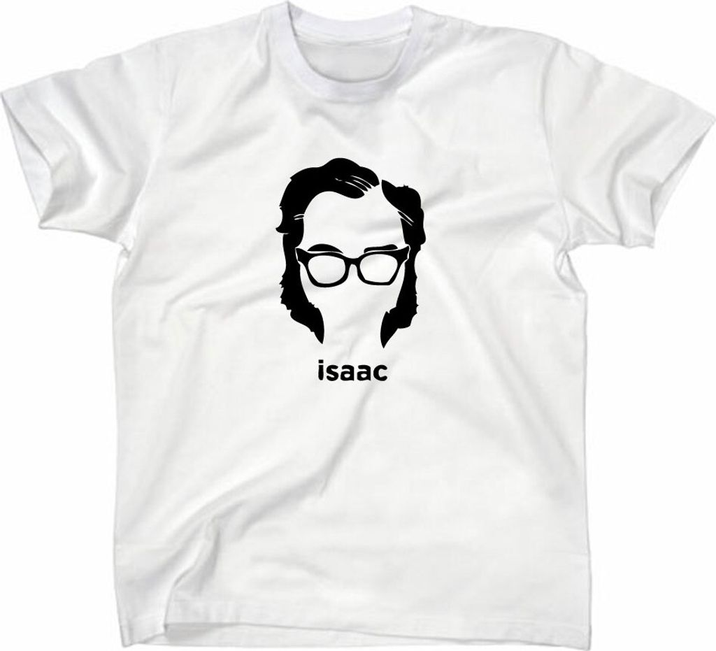 Styletex23 T-Shirt Isaac Asimov, weiss, L