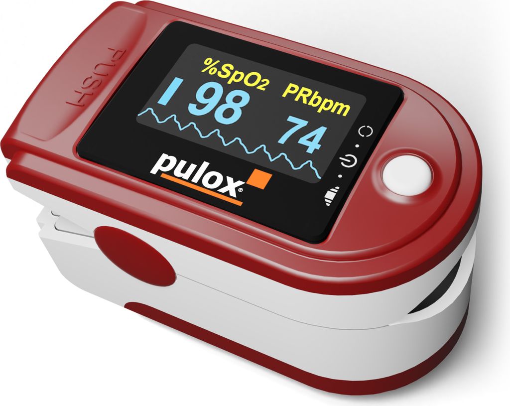 Pulsoximeter Pulox PO-200 Solo rot Produktbild 