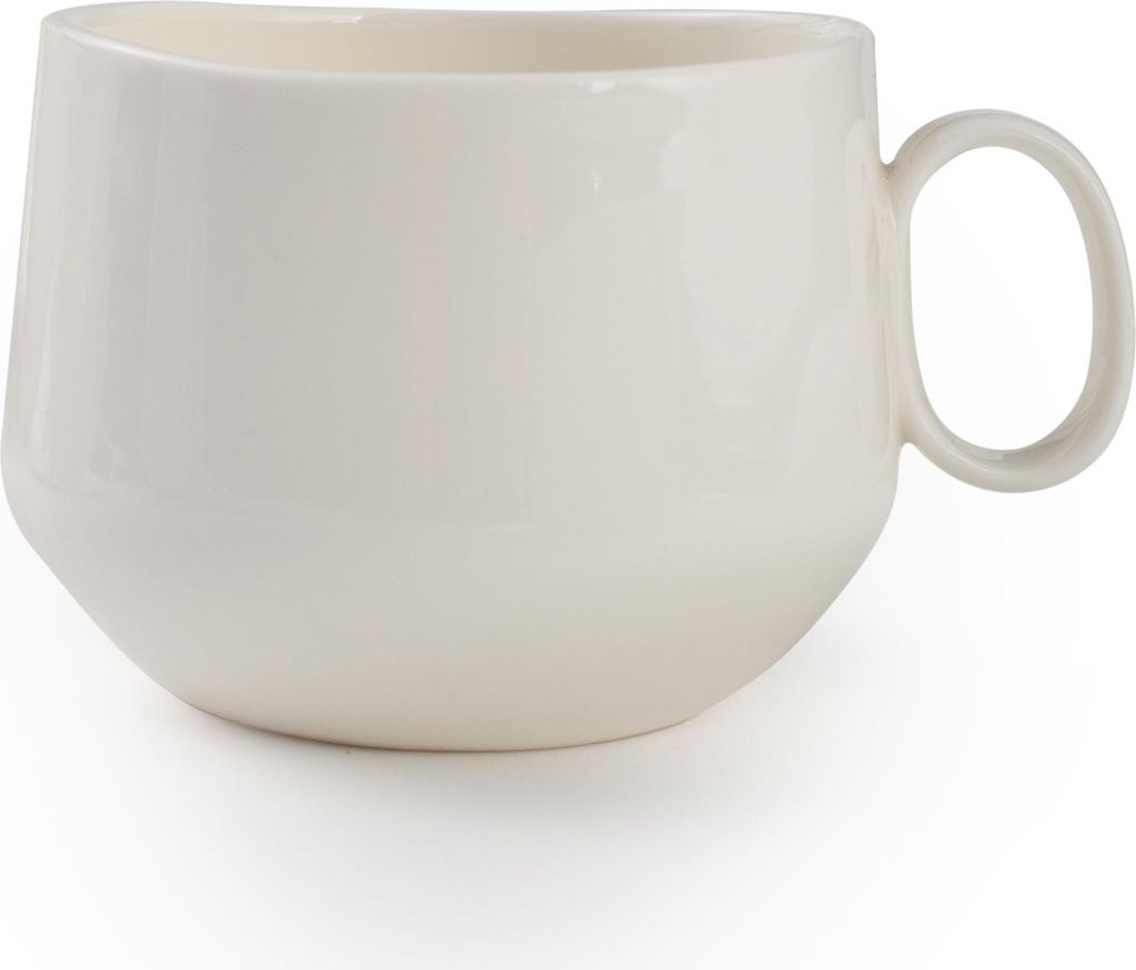 VERLO ETER CLOUD Kaffeetasse 230 ml – Elegante Tasse in Elfenbeinfarbe, Modernes Zeitloses Design, Hochwertige Keramik, Ideal für Kaffee, Cappuc...