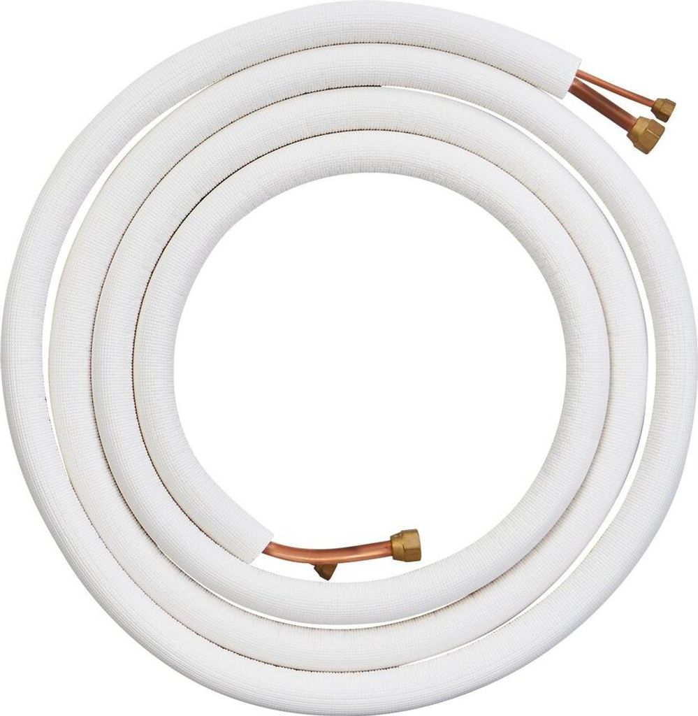 Mini Split Line Set 6.4x12.7mm x4876.8mm Copper Tubing AC w/ Connection Cable