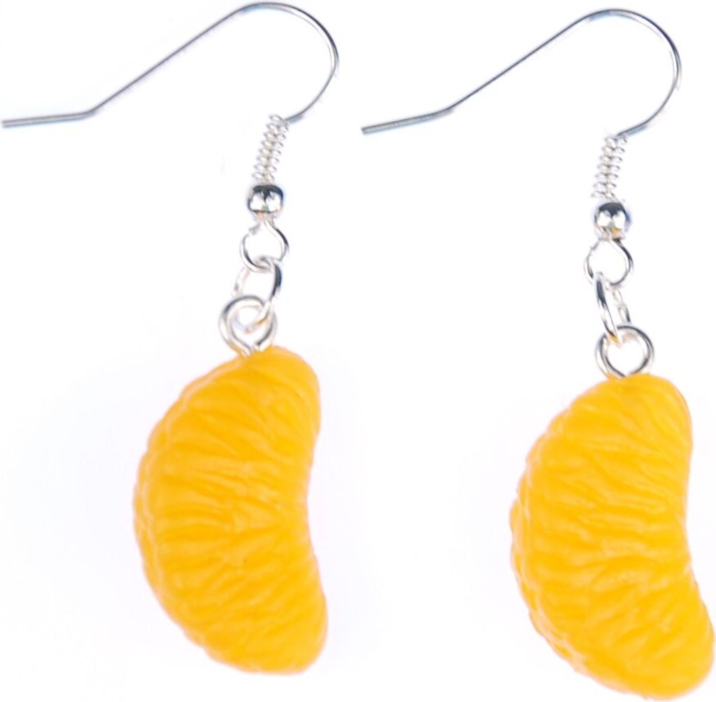 Mandarine Ohrringe Orangenstück Mandarinenstück Miniblings Orangen Frucht orange