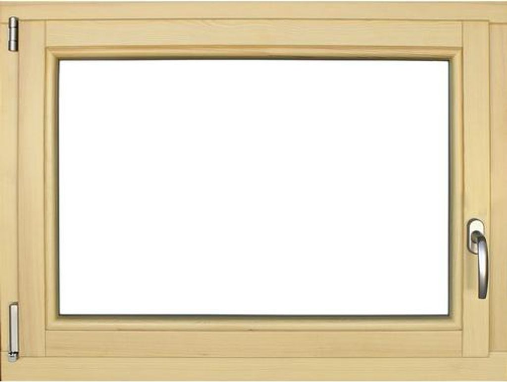 Holzfenster Kiefer lackiert 1000x750 mm DIN Links