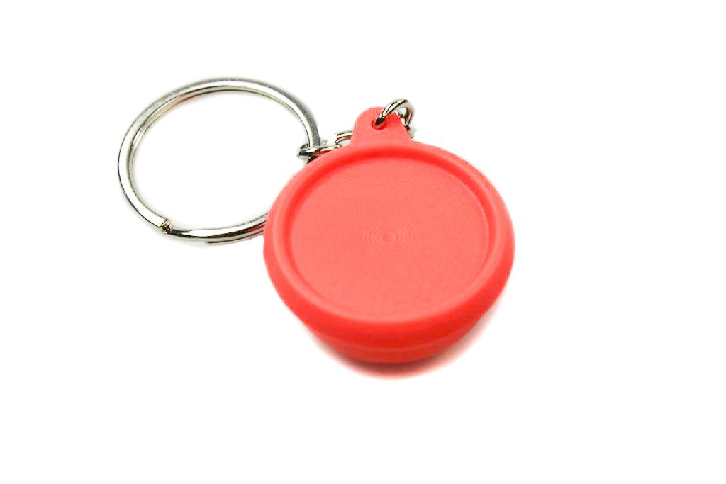 TUPPERWARE Schlüsselanhänger Natura pastellorange Miniatur Anhänger