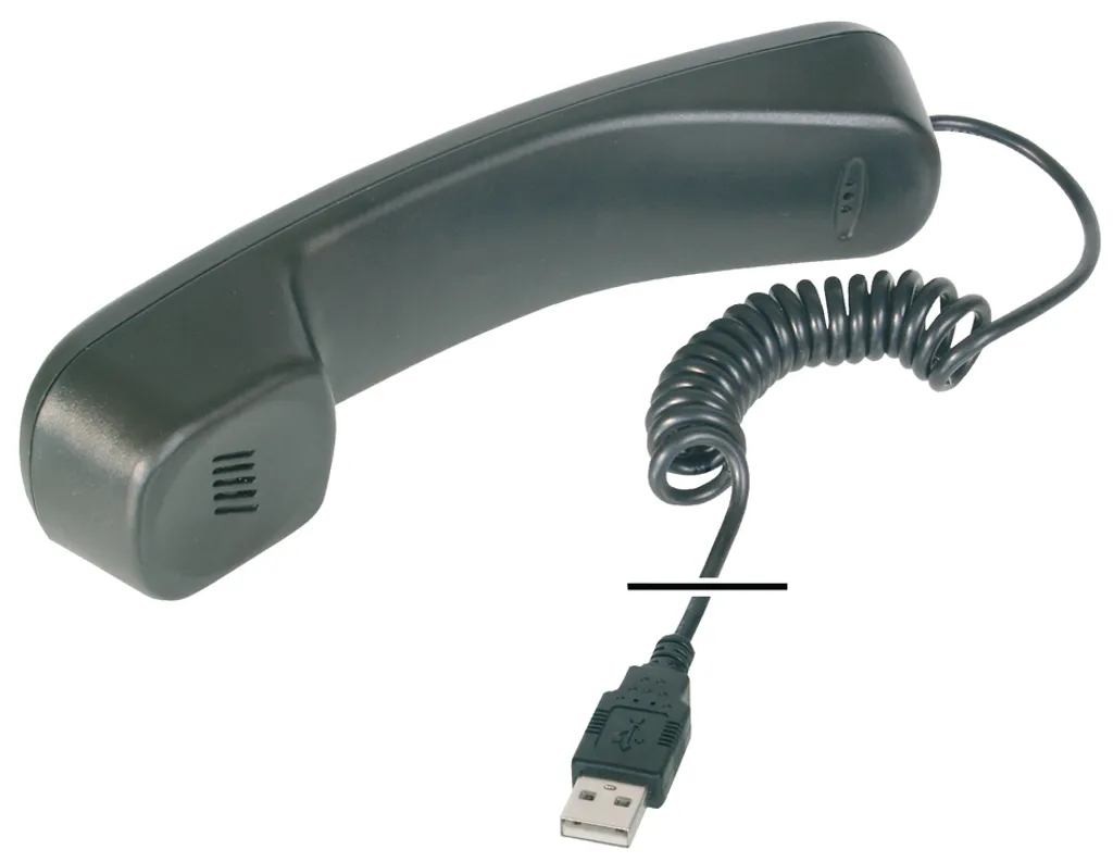 Téléphone pour Appels Skype sur PC avec Branchement USB Simple et Rapide