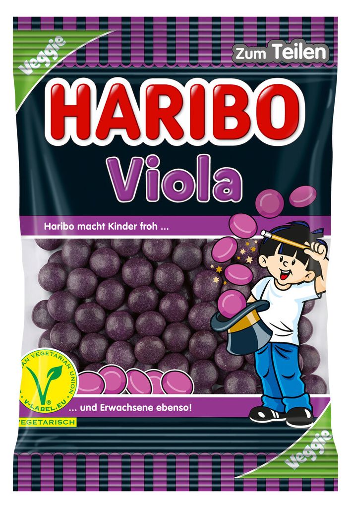 Haribo Viola Lakritz ohne Gelatine Produktbild 