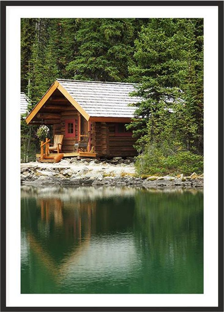 BILD, POSTER IM RAHMEN 53x73 cm Chatka P2018