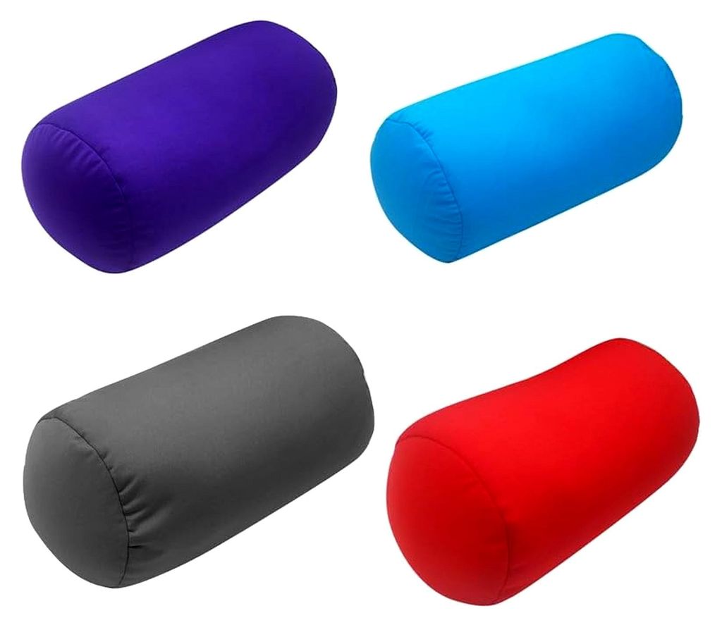 Nackenrolle, Nackenstützkissen, passend für Nacken- und Halswirbelkissen, Lila, 2 Stück