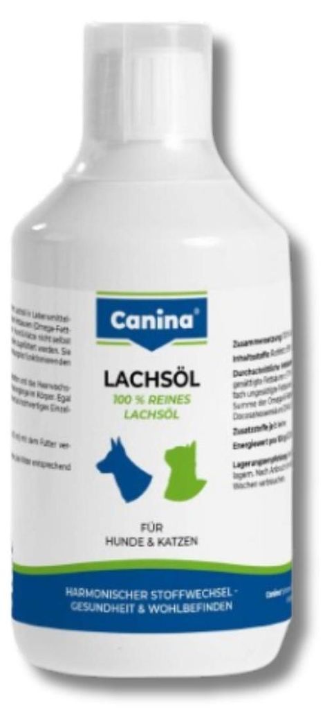 Canina Lachsöl für Hund & Katze 500 ml Nahrungsergänzung