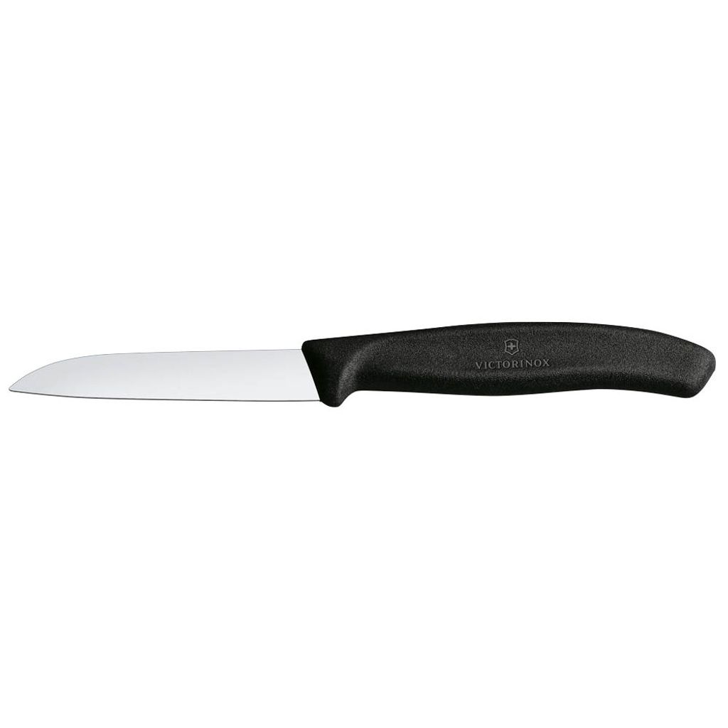 VICTORINOX Gemüsemesser, Klingenlänge: 80 mm, schwarz Zdjęcie produktu 