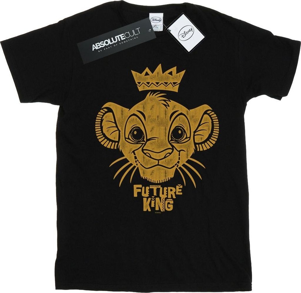 Disney - "The Lion King Future King" T-Shirt für Herren BI32268 (M) (Schwarz)