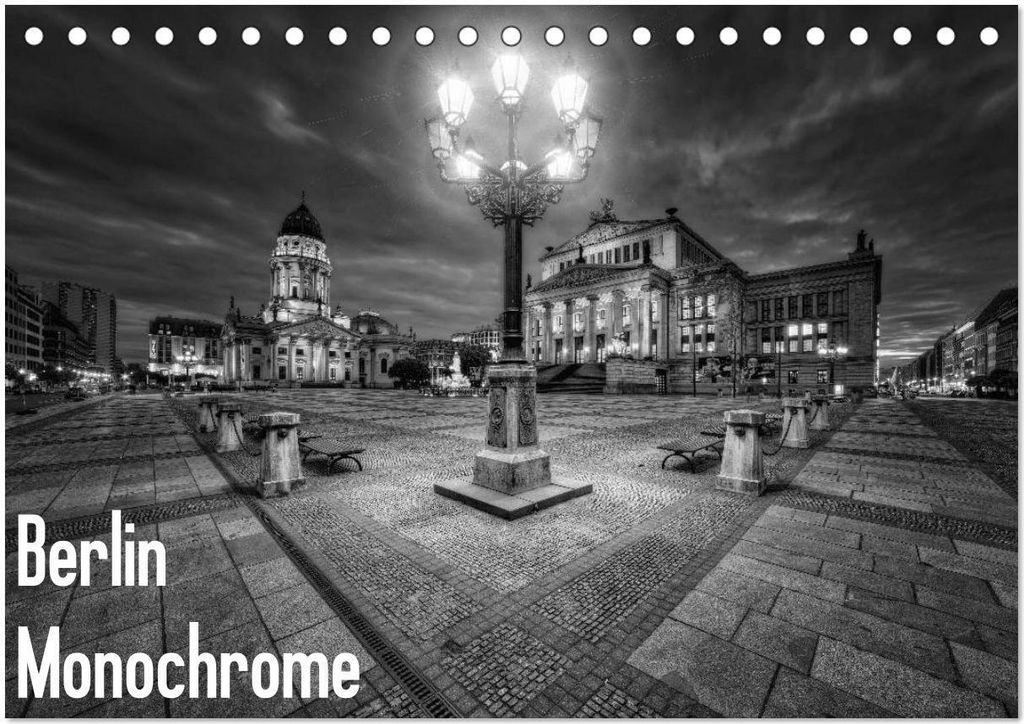Berlin Monochrome (Tischkalender 2026 DIN A5 quer), CALVENDO Monatskalender