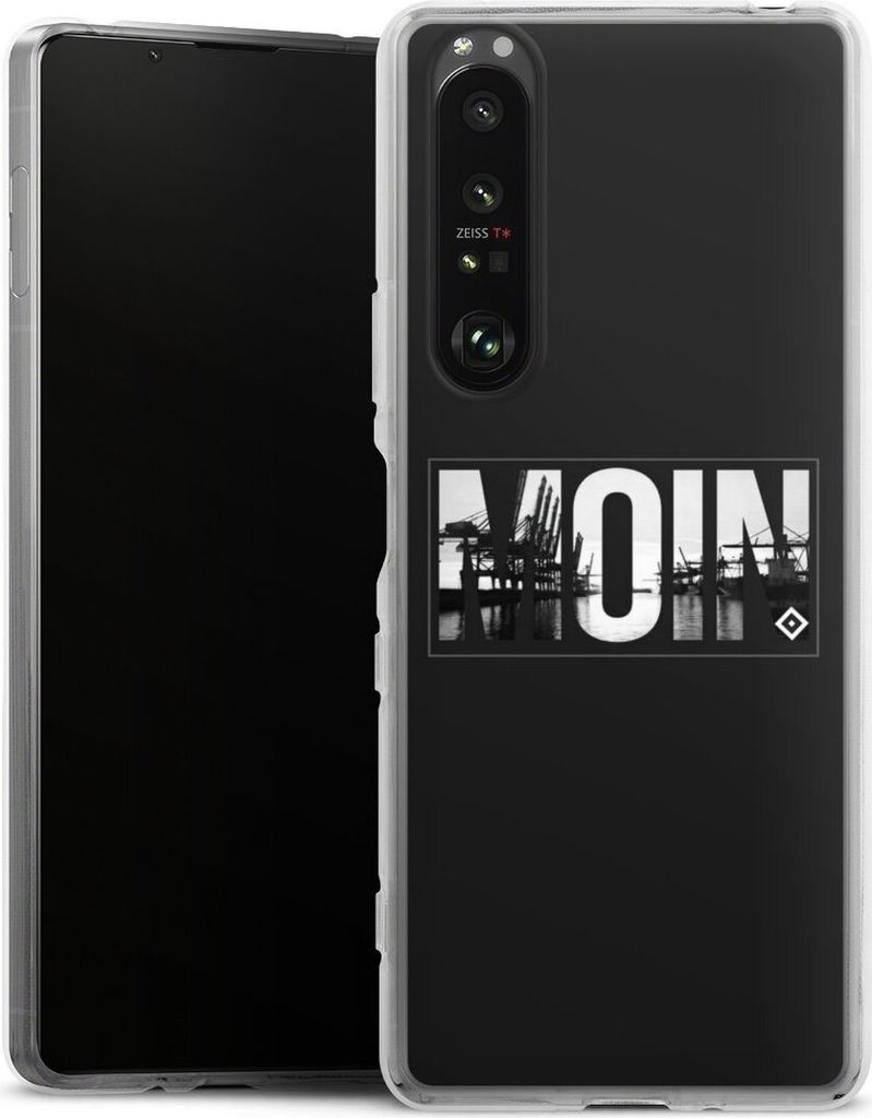 DeinDesign Handyhülle für Sony Xperia 1 III Silikon Hülle Case Smartphone Schutzhülle HSV Hamburger SV Offizielles Lizenzprodukt