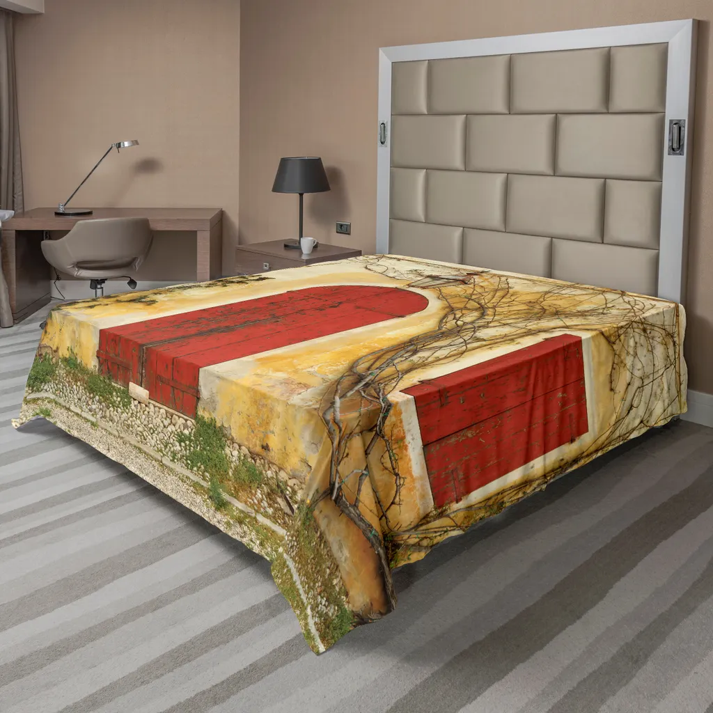 Drap plat ABAKUHAUS Toscane 244 x 205 cm en microfibre douce beige