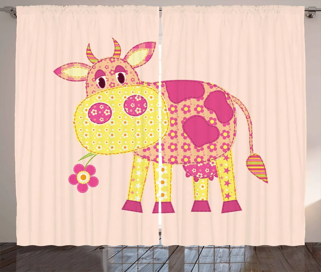 Offerta Tenda Patchwork Mucca ABAKUHAUS 280x175 - Spedizione Rapida