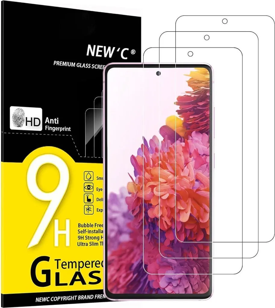 Protection Écran Samsung Galaxy S20 FE 5G NEW'C Verre Trempé 9H - 3 Pièces