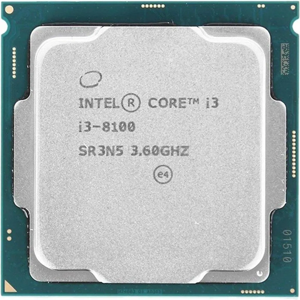 Processore Intel Core i3-8100 3.60GHz LGA 1151 v2 Business PC