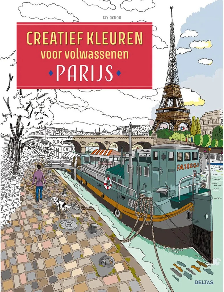 Livre Coloriage Paris Adulte Deltas Motifs Créatifs et Anti-Stress Fin