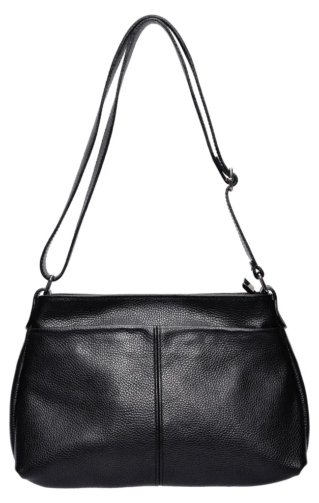 Isabella Rhea Sac bandoulière SS26 IR 173 NERO en cuir italien noir
