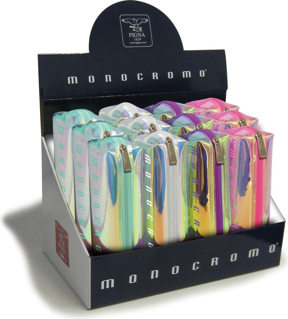 Pigna 0230682 Etui Weiches Federmäppchen Gemischte Farben