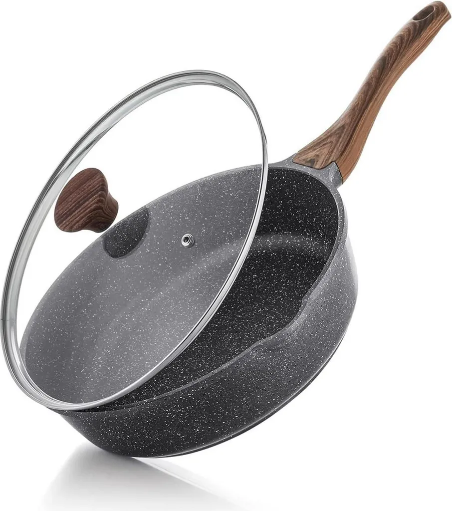 Padella SENSARTE 26cm Granito: Cucina Senza PFOA e Meno Grassi