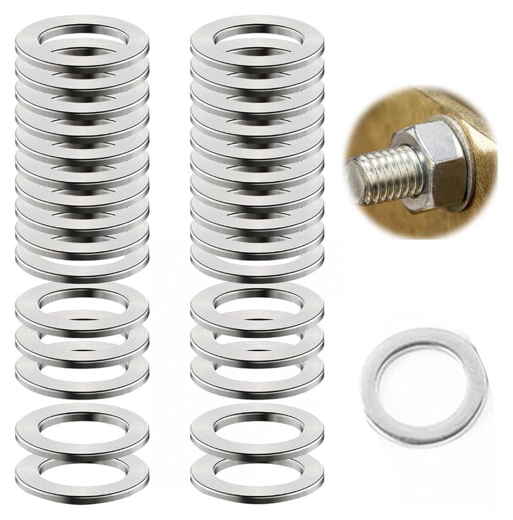 30 Stück Scharnierringe für Innentüren, Spezialtürringe, Edelstahlringe, Türscharnier-Befestigungsringe M10