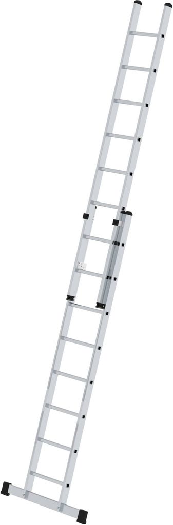 Sprossen-Schiebeleiter 2-teilig mit Standard-Traverse 2x8 Sprossen