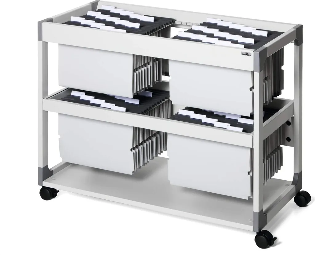 Classement de Bureau : Solution Anti-Désordre avec Chariot à Dossiers - 4
