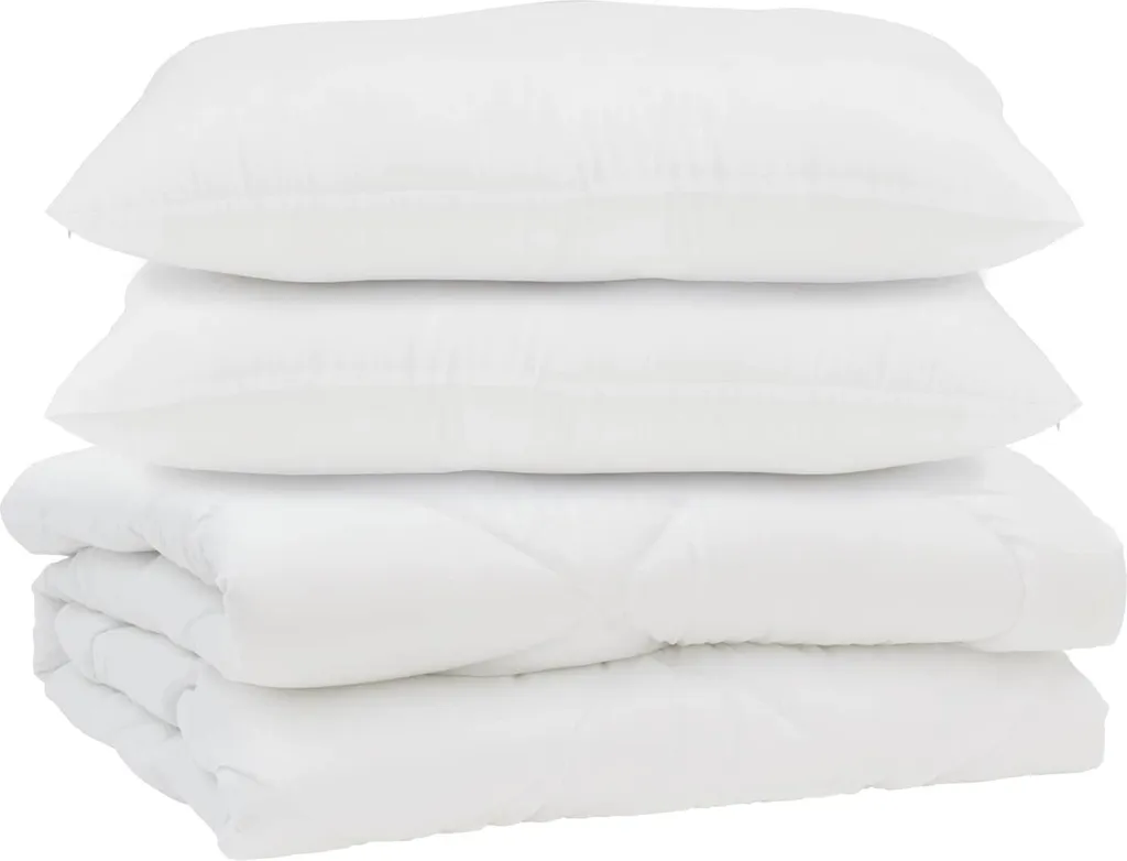 Offerta Set Piumino vidaXL 3 Pezzi | Microfibra Bianca Prezzo Shock
