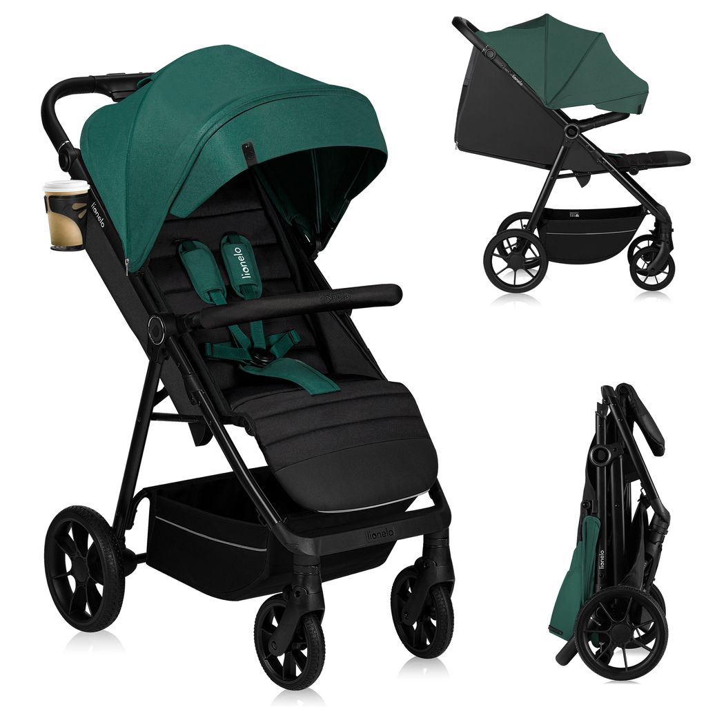 Lionelo Buggy MIRA bis zu 22 kg, Schwenkbare 360° Räder, Produktbild 