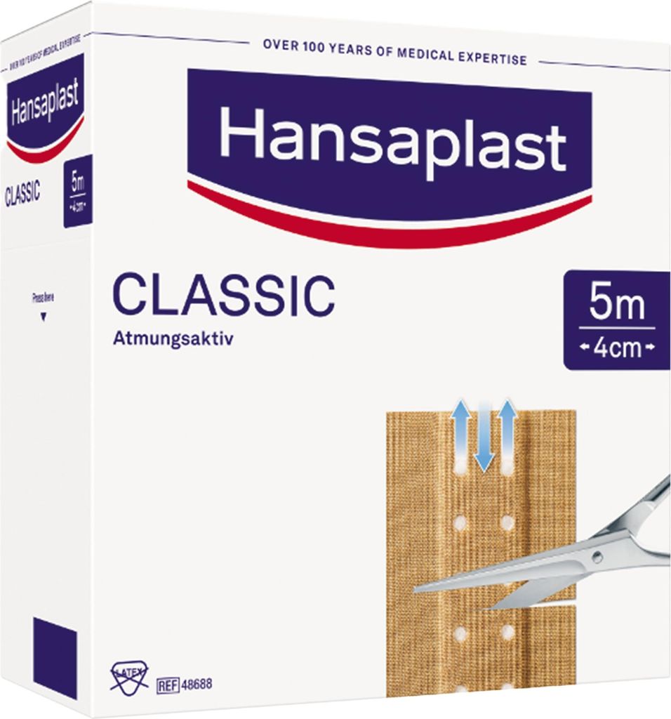 Hansaplast Pansement CLASSIC 7577553 4cmx5m Image du produit 