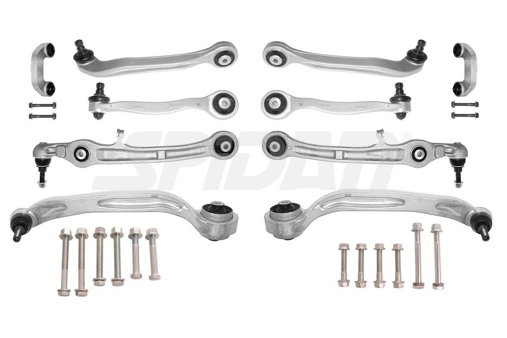 SPIDAN CHASSIS PARTS 46500 Querlenker Reparatursatz für AUDI A6 Avant (4F5, C6) Vorne