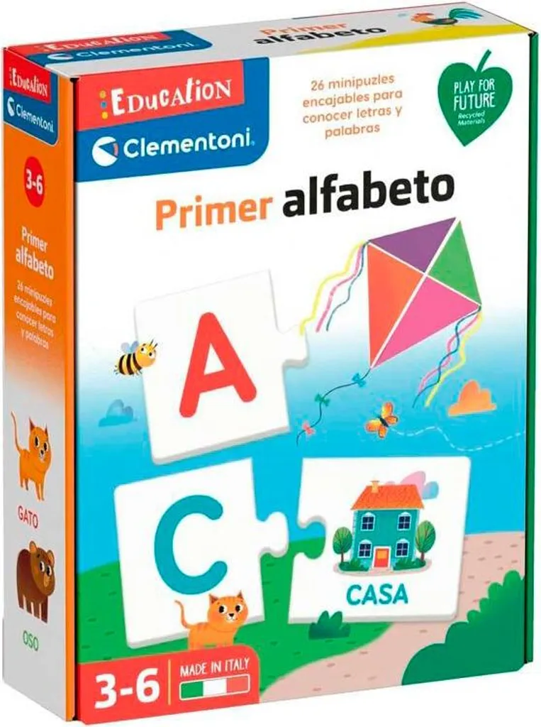 Clementoni ABC Espagnol Figurines Éducatives Premium Enfants dès 3 ans