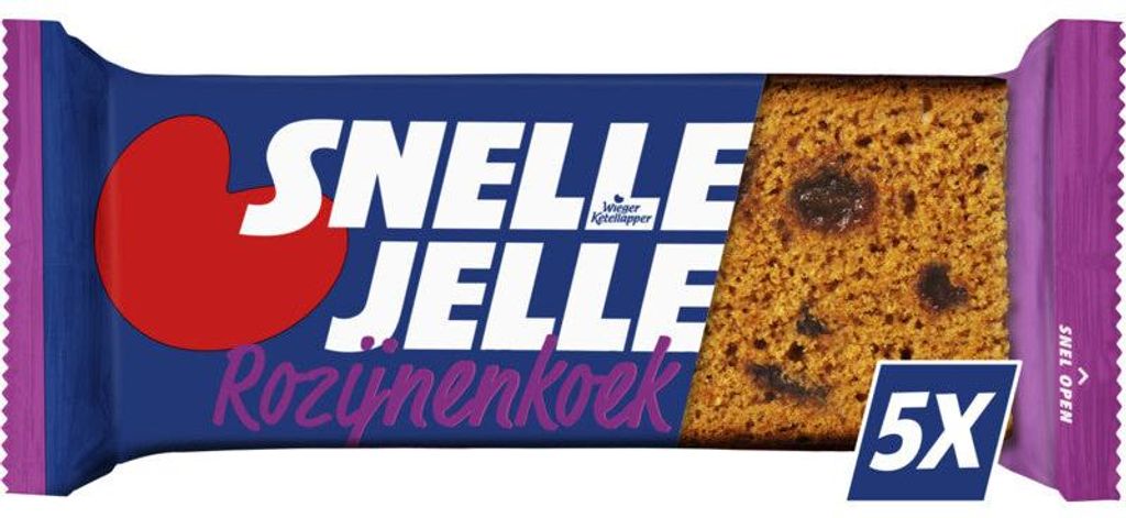 Snelle Jelle Kruidkoek Rozinkové tyčinky 325g – Šťavnaté Obrázek produktu 