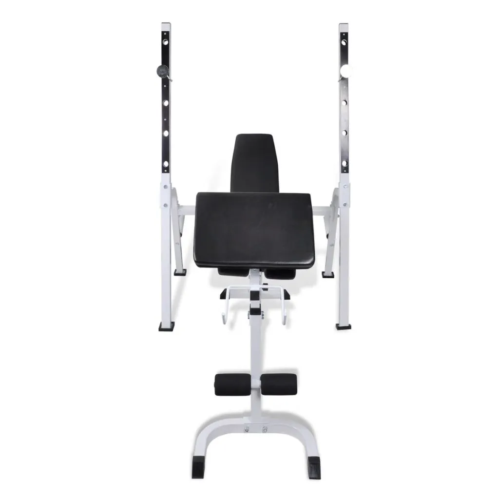 Banc de musculation complet pour entraînement pectoraux et bras chez soi