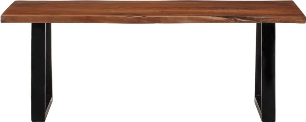Couchtisch Honigbraun 110x55x40 cm Massivholz Akazie Produktbild 