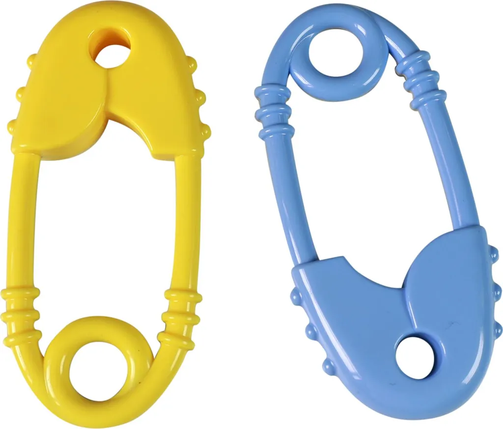 Hochet épingle à nourrice coloré multicouche - Stimulation sensorielle