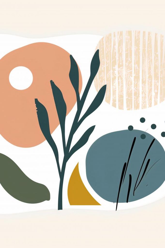 Plakat 61x91,5cm Pastell Früchte