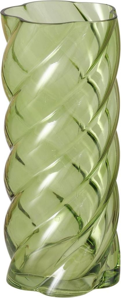 Glasvase mit Glanzeffekt, 30 cm, CURVO