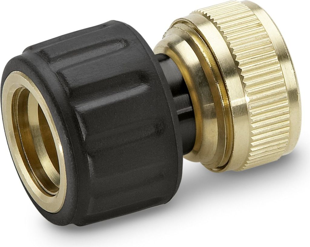 Kärcher Messing Schlauchkupplung 1/2" und 5/8" mit Aqua Produktbild 
