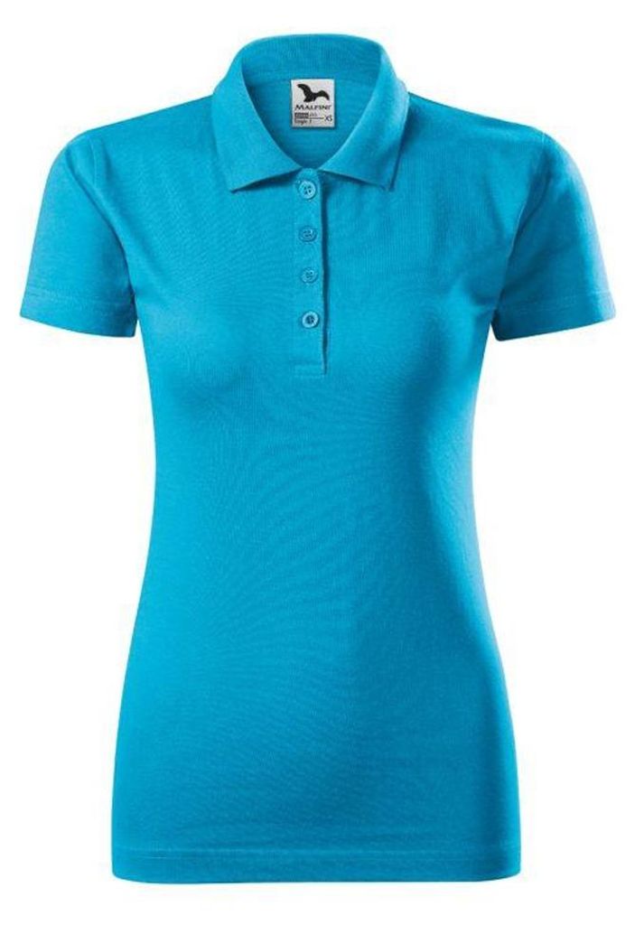 Malfini - Poloshirt für Damen, Single Jersey PP10029 (S) (Türkis)