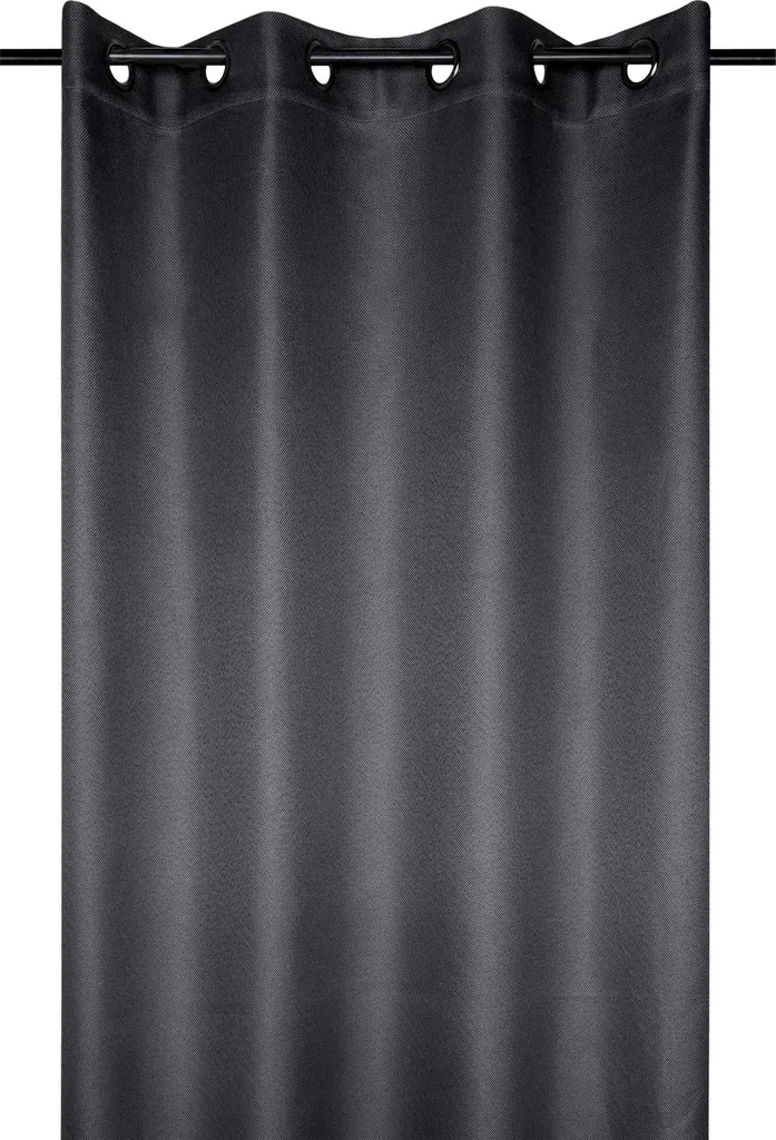 Rideau de Chambre Occultant et Thermique Anthracite 140x260cm Polaire