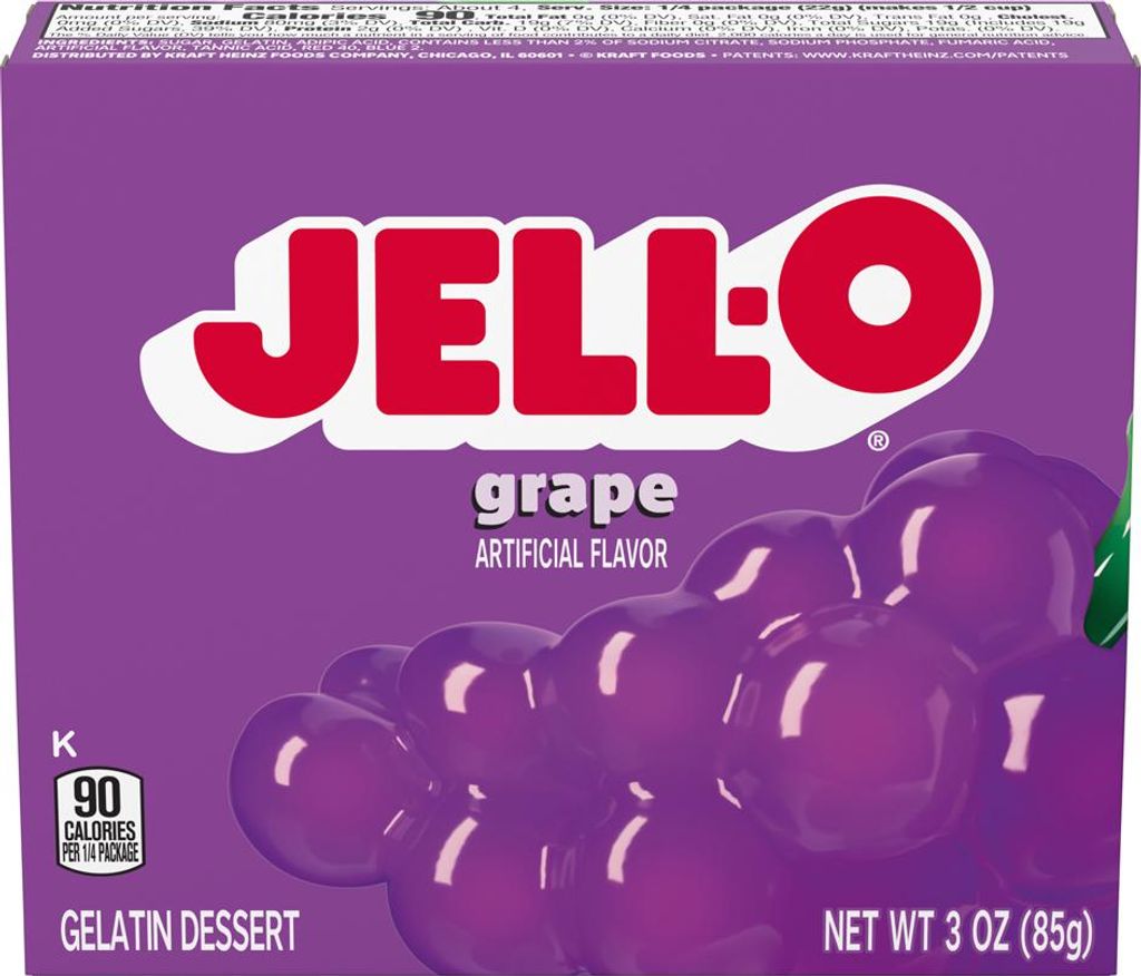 Jell-O Grape Gelatin Dessert Wackelpudding 85g
