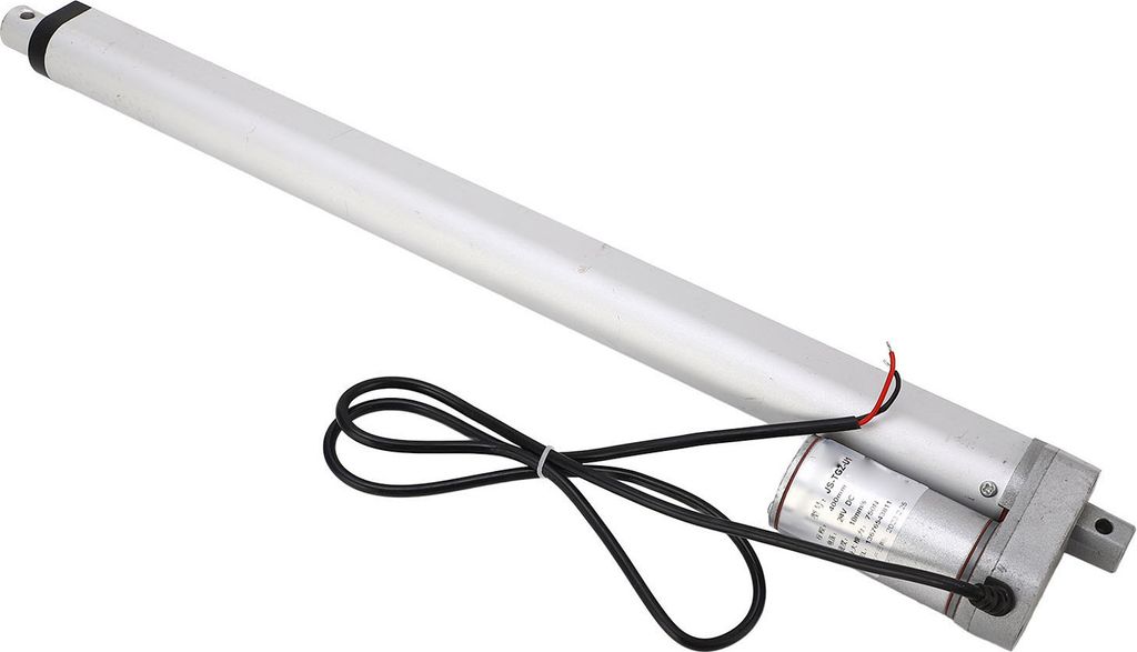 Weißer elektrischer Linearantrieb IP65 750N Aluminiumlegierung Metallgetriebe Motor Linearantrieb 400mm Hub 24V Linearantrieb