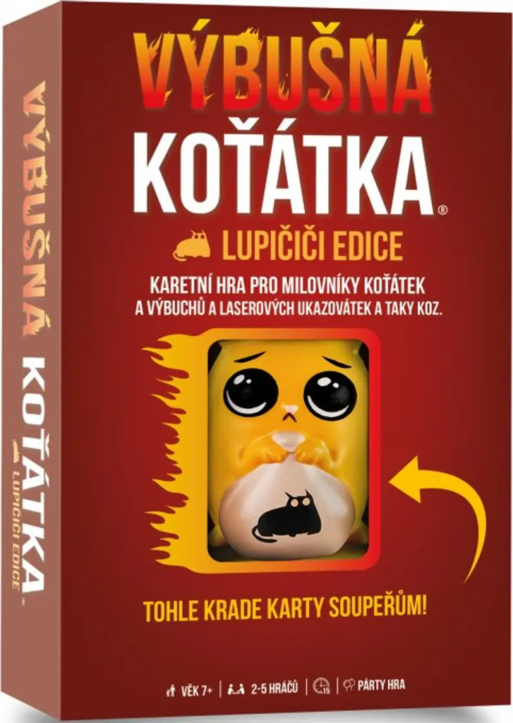 Jeu de cartes familial Exploding Kittens Robbers Edition pour vos soirées - 5